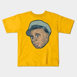 Shocked Man in Hat Receives Unpleasant News Kids T-Shirt